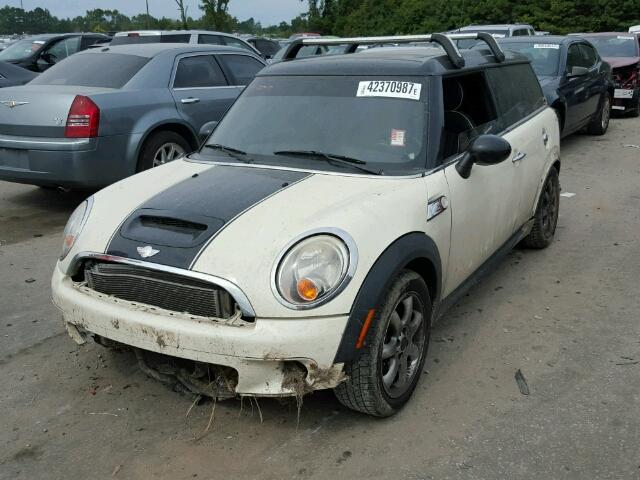 WMWMM33548TP87895 - 2008 MINI COOPER S C BLACK photo 2