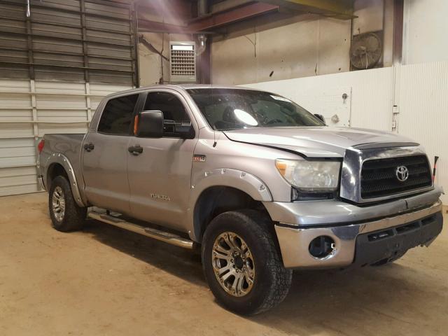 5TBDV541X7S471401 - 2007 TOYOTA TUNDRA SILVER photo 1