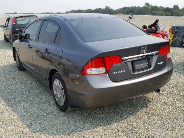 2HGFA1F32BH536933 - 2011 HONDA CIVIC VP GRAY photo 3