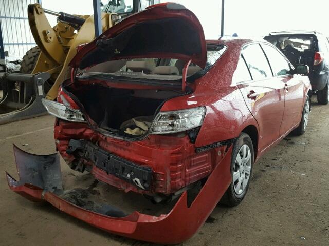 4T1BE46K37U159636 - 2007 TOYOTA CAMRY NEW RED photo 4
