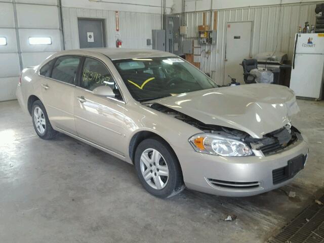 2G1WB55K989157161 - 2008 CHEVROLET IMPALA GOLD photo 1