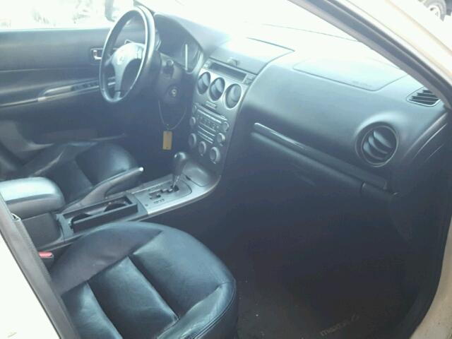 1YVFP80D245N86081 - 2004 MAZDA 6 S WHITE photo 5