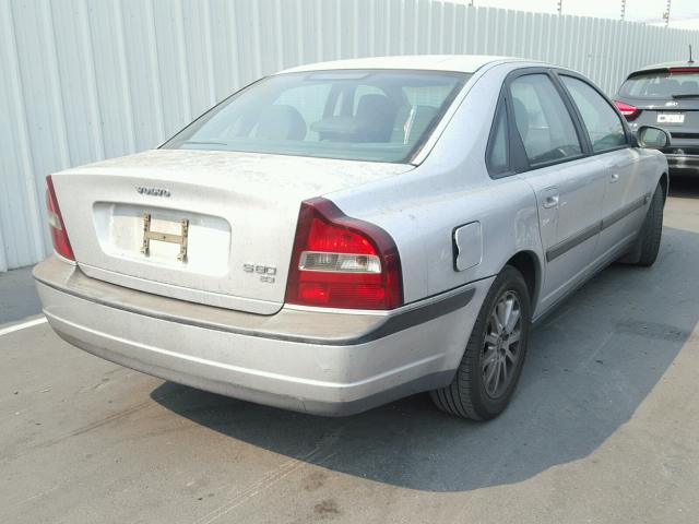 YV1TS94D6Y1122323 - 2000 VOLVO S80 GRAY photo 4