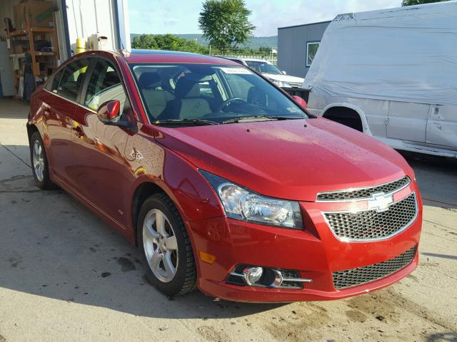 1G1PC5SB0D7212825 - 2013 CHEVROLET CRUZE LT RED photo 1