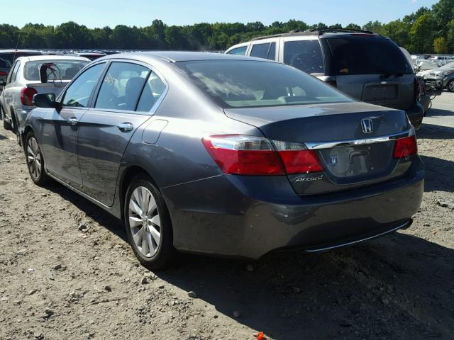 1HGCR2F71DA096838 - 2013 HONDA ACCORD EX GRAY photo 3