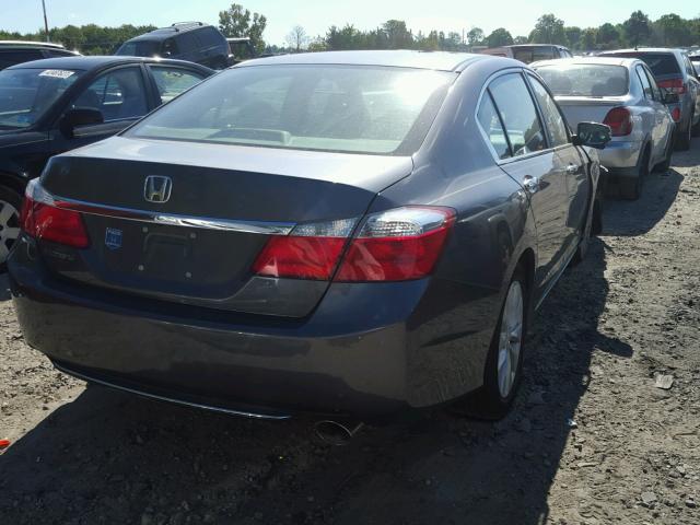 1HGCR2F71DA096838 - 2013 HONDA ACCORD EX GRAY photo 4