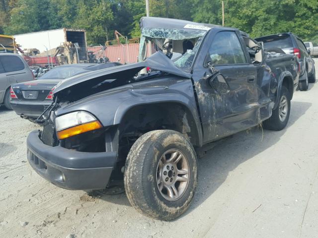 1D7HG32N23S359079 - 2003 DODGE DAKOTA SPO GRAY photo 2