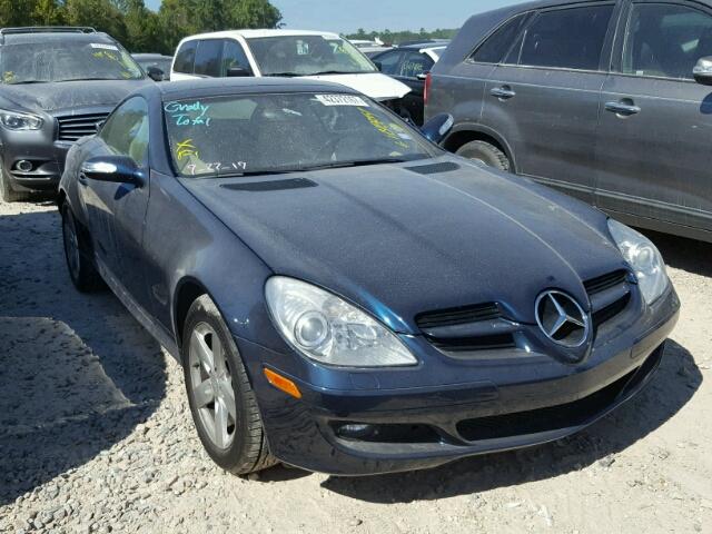 WDBWK54F66F108093 - 2006 MERCEDES-BENZ SLK 280 BLUE photo 1