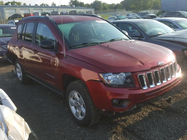 1C4NJCBA4ED573283 - 2014 JEEP COMPASS SP RED photo 1