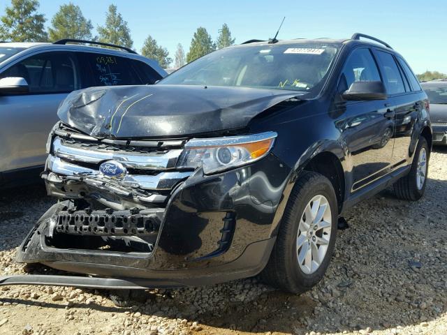 2FMDK3GC5DBB47394 - 2013 FORD EDGE GRAY photo 2