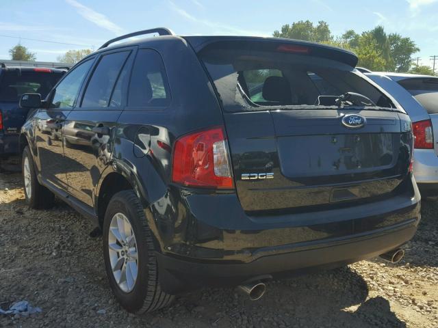 2FMDK3GC5DBB47394 - 2013 FORD EDGE GRAY photo 3