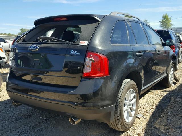 2FMDK3GC5DBB47394 - 2013 FORD EDGE GRAY photo 4