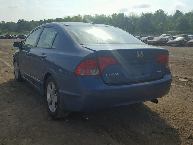 1HGFA16998L022383 - 2008 HONDA CIVIC EXL 蓝色 照片 3