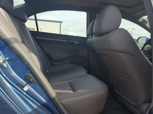 1HGFA16998L022383 - 2008 HONDA CIVIC EXL 蓝色 照片 6