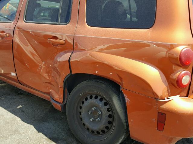 3GNDA13D78S648532 - 2008 CHEVROLET HHR LS ORANGE photo 10