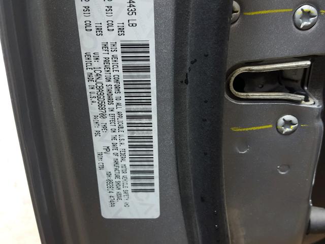 1C4NJCBA9GD568700 - 2016 JEEP COMPASS SP 灰色 照片 10