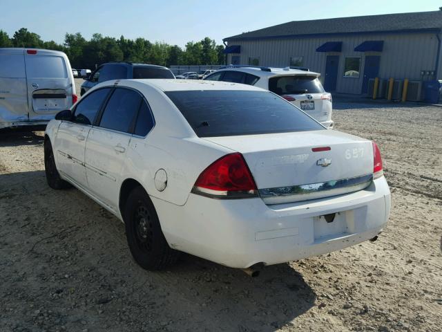 2G1WS551669283157 - 2006 CHEVROLET IMPALA POL WHITE photo 3