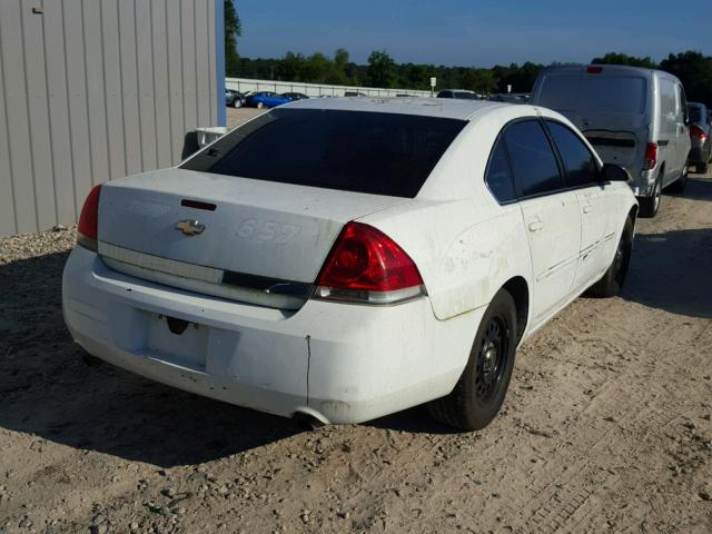 2G1WS551669283157 - 2006 CHEVROLET IMPALA POL WHITE photo 4