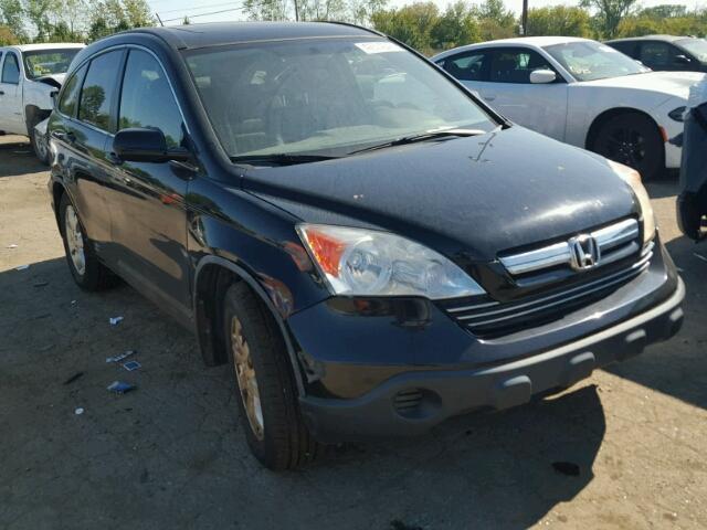 JHLRE48737C035094 - 2007 HONDA CR-V EXL BLACK photo 1