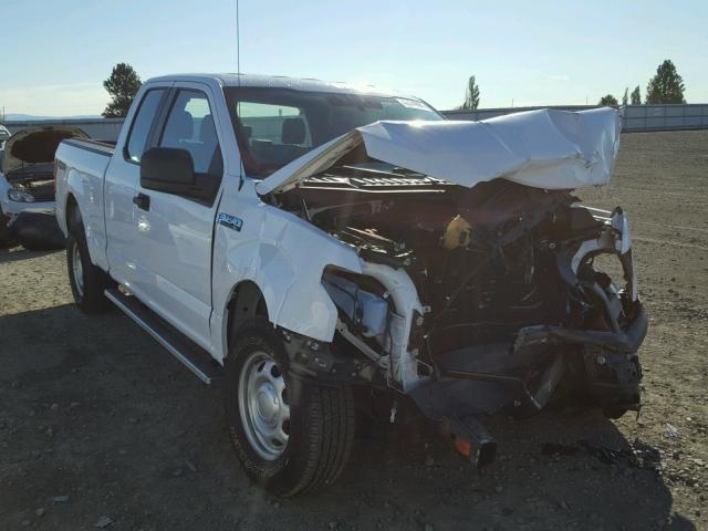 1FTEX1E86FKF18939 - 2015 FORD F150 SUPER WHITE photo 1