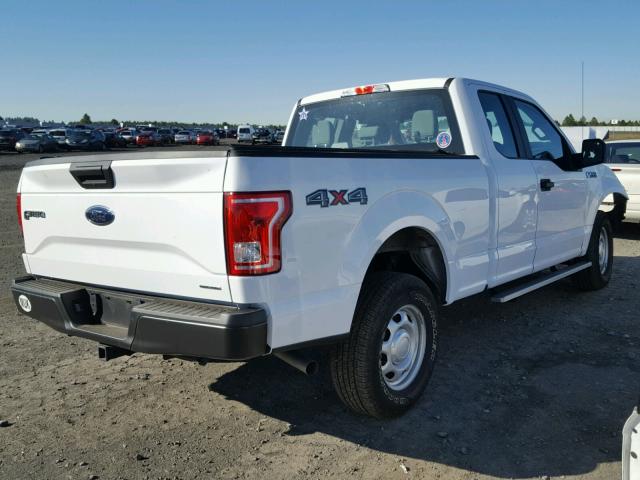 1FTEX1E86FKF18939 - 2015 FORD F150 SUPER WHITE photo 4