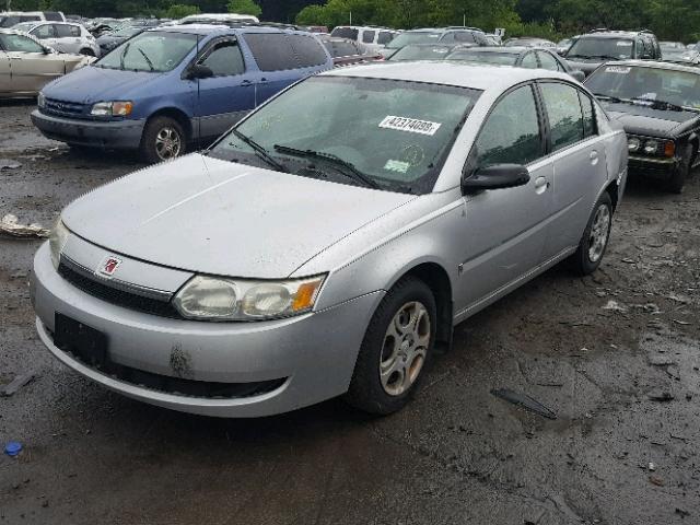 1G8AJ52FX4Z200542 - 2004 SATURN ION LEVEL SILVER photo 2