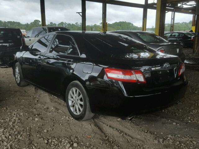 4T1BK3EK4BU132555 - 2011 TOYOTA CAMRY BLACK photo 3