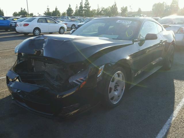 1FA6P8AM8G5226991 - 2016 FORD MUSTANG BLACK photo 2