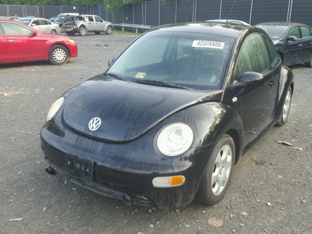 3VWCK21C03M420030 - 2003 VOLKSWAGEN NEW BEETLE შავი ფოტო 2