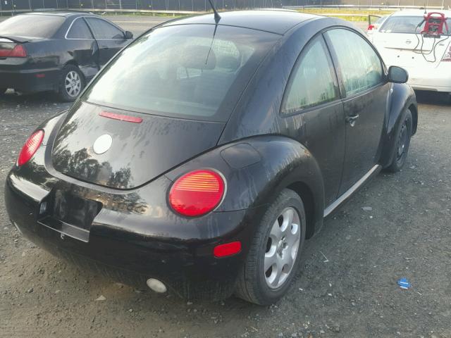 3VWCK21C03M420030 - 2003 VOLKSWAGEN NEW BEETLE შავი ფოტო 4
