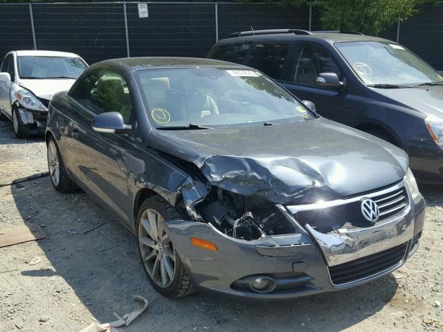 WVWDB71F67V026767 - 2007 VOLKSWAGEN EOS 3.2L S GRAY photo 1