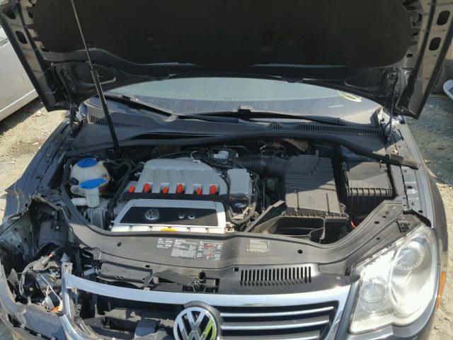 WVWDB71F67V026767 - 2007 VOLKSWAGEN EOS 3.2L S GRAY photo 7