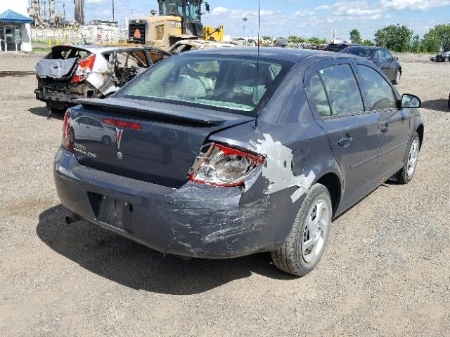 1G2AL55F487283581 - 2008 PONTIAC G5 SE CHARCOAL photo 4