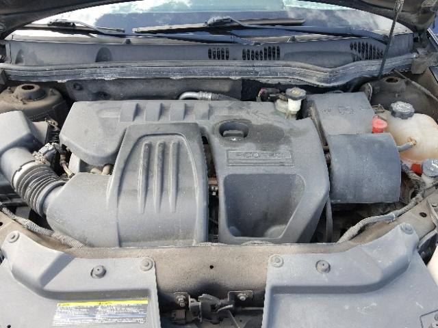 1G2AL55F487283581 - 2008 PONTIAC G5 SE CHARCOAL photo 7