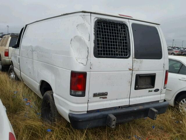 1FTNE2EW0DDA53750 - 2013 FORD ECONOLINE WHITE photo 3