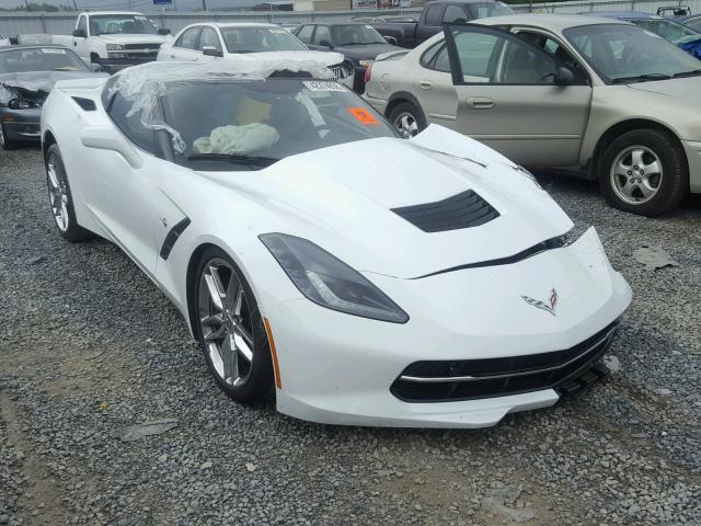 1G1YM2D79H5110000 - 2017 CHEVROLET CORVETTE S WHITE photo 1