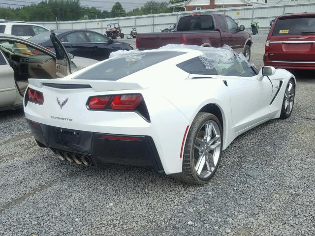 1G1YM2D79H5110000 - 2017 CHEVROLET CORVETTE S WHITE photo 4