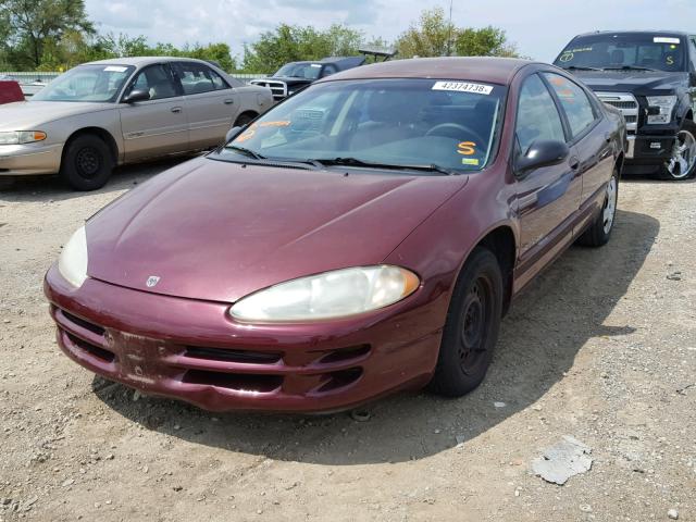 2B3HD46R41H669729 - 2001 DODGE INTREPID S 栗色 照片 2