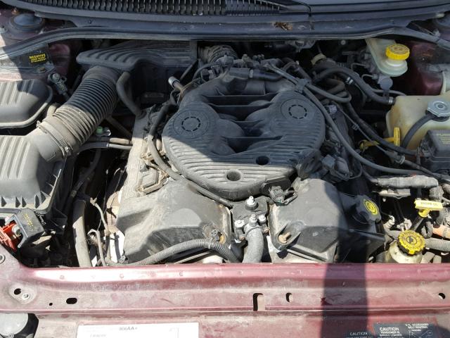 2B3HD46R41H669729 - 2001 DODGE INTREPID S 栗色 照片 7