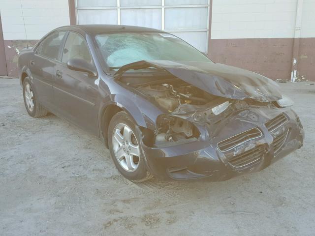 1B3EL46X72N271962 - 2002 DODGE STRATUS SE BLUE photo 1