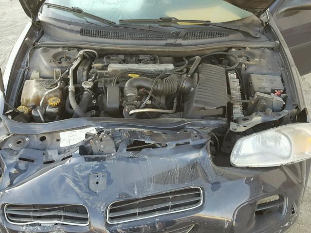 1B3EL46X72N271962 - 2002 DODGE STRATUS SE BLUE photo 7