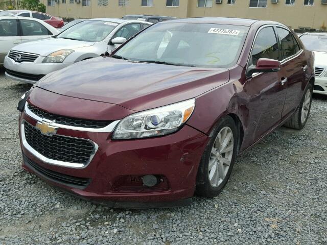 1G11E5SA0GF158041 - 2016 CHEVROLET MALIBU LIM BURGUNDY photo 2