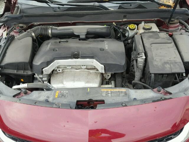 1G11E5SA0GF158041 - 2016 CHEVROLET MALIBU LIM BURGUNDY photo 7