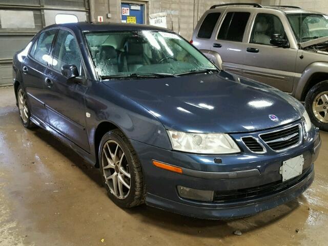 YS3FH49Y841044789 - 2004 SAAB 9-3 BLUE photo 1