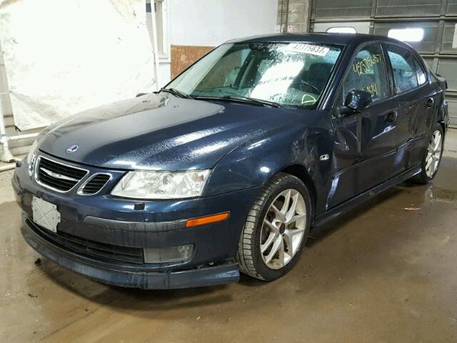 YS3FH49Y841044789 - 2004 SAAB 9-3 BLUE photo 2