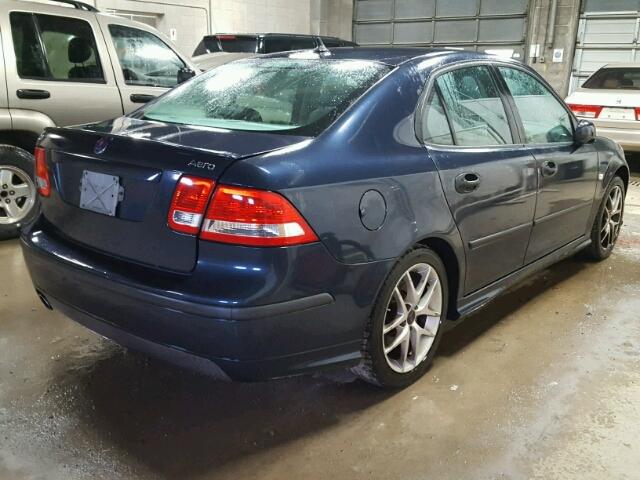 YS3FH49Y841044789 - 2004 SAAB 9-3 BLUE photo 4