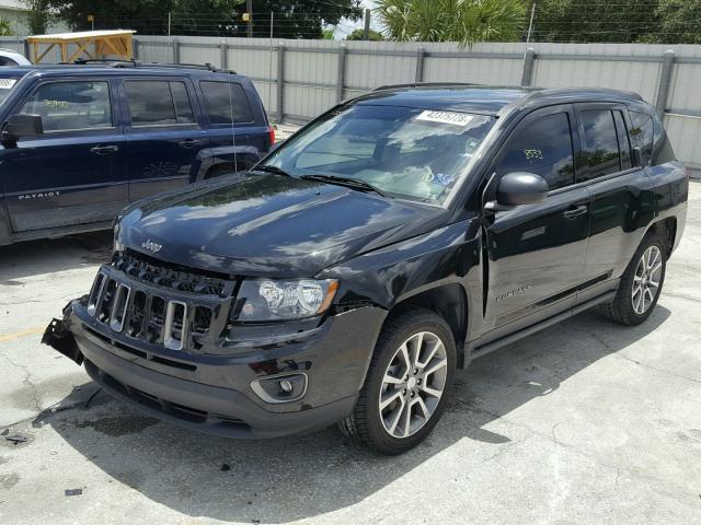 1C4NJCBA6HD154095 - 2017 JEEP COMPASS SP BLACK photo 2