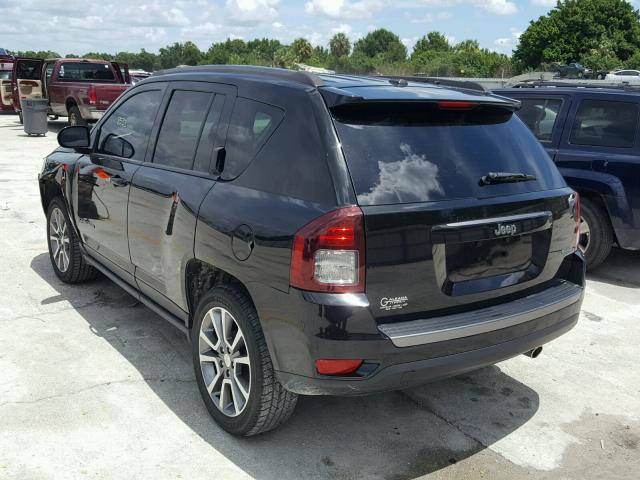 1C4NJCBA6HD154095 - 2017 JEEP COMPASS SP BLACK photo 3