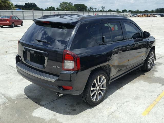 1C4NJCBA6HD154095 - 2017 JEEP COMPASS SP BLACK photo 4