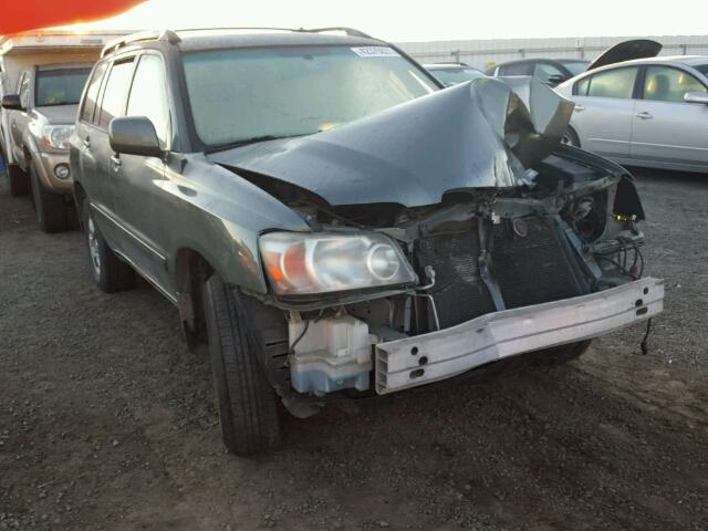 JTEGP21A250046140 - 2005 TOYOTA HIGHLANDER GREEN photo 1